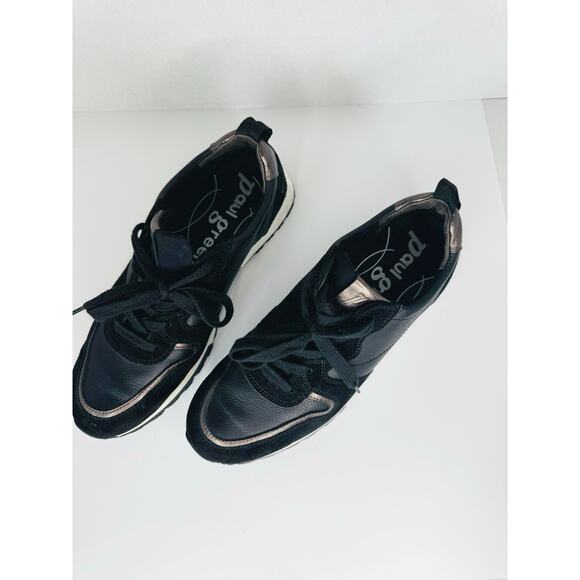 Paul Green Leather Weaver Sneaker in Black Combo (Women) size UK 6.5 / US 9 - Picture 7 of 8